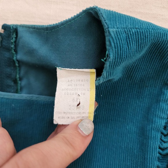 Vintage Duck Applique Dress kids 6x - Picture 4 of 7